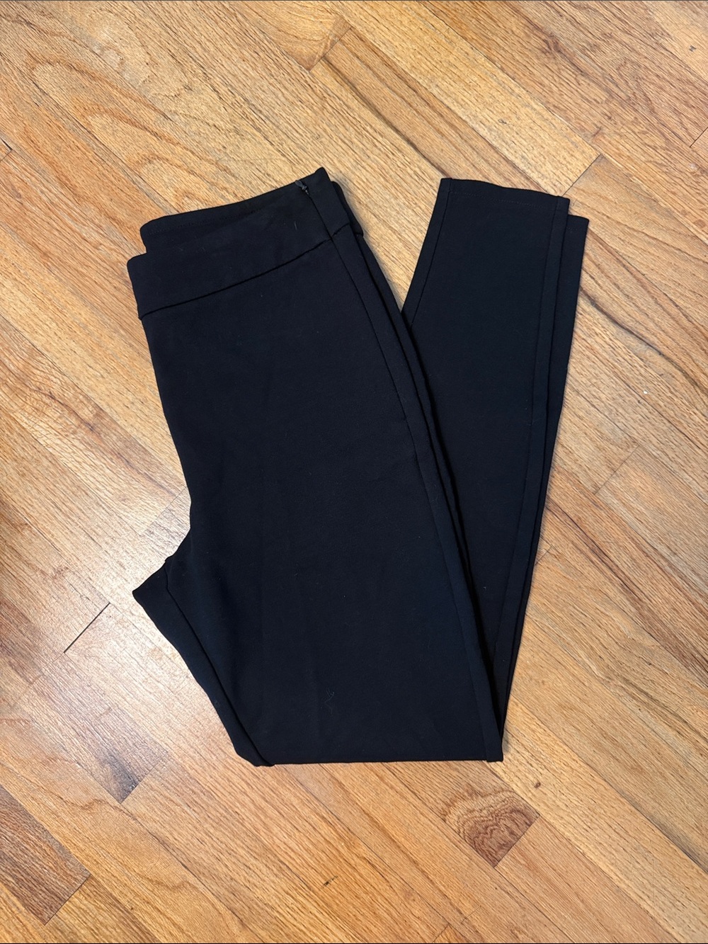 High rise black work pants medium